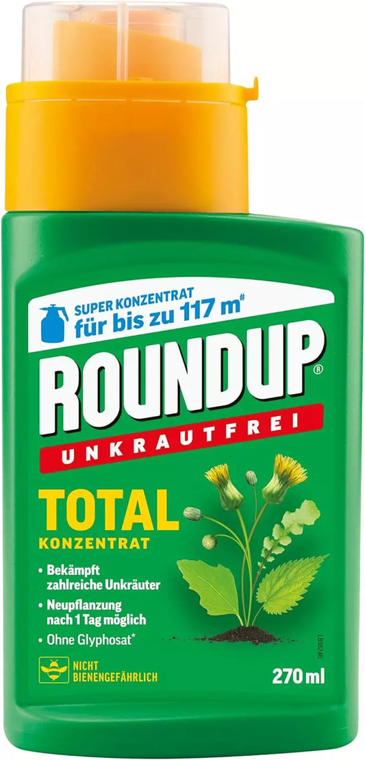 Roundup Désherbant Total Herbicide Non Sélectif Contre Les Mauvaise Herbe 270 ml ''Sans Glyphosate''