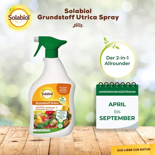 Solabiol Bio Ingrédient de base Urtica Spray prêt à l’emploi - 1 Litre