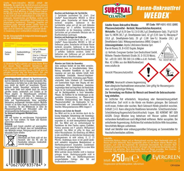 CELAFLOR WEEDEX Herbicide Désherbant Sélectif 3X400 ml